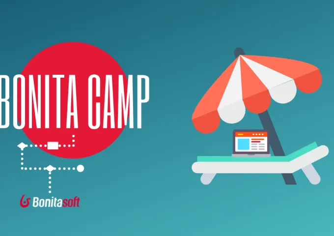 Bonita Camp with beach chair and umbrella