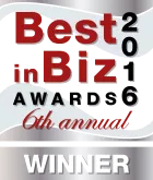 Premio Best in Biz para la empresa más amigable para el cliente en 2016