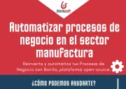 [Infografía] Automatizar procesos de negocio en el sector manufactura