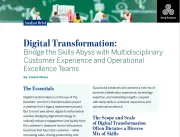 Digital Transformation: Bridge the Skills Abyss 