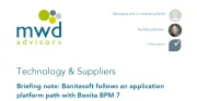 Briefing note: Bonitasoft follows application platform path with Bonita BPM 7